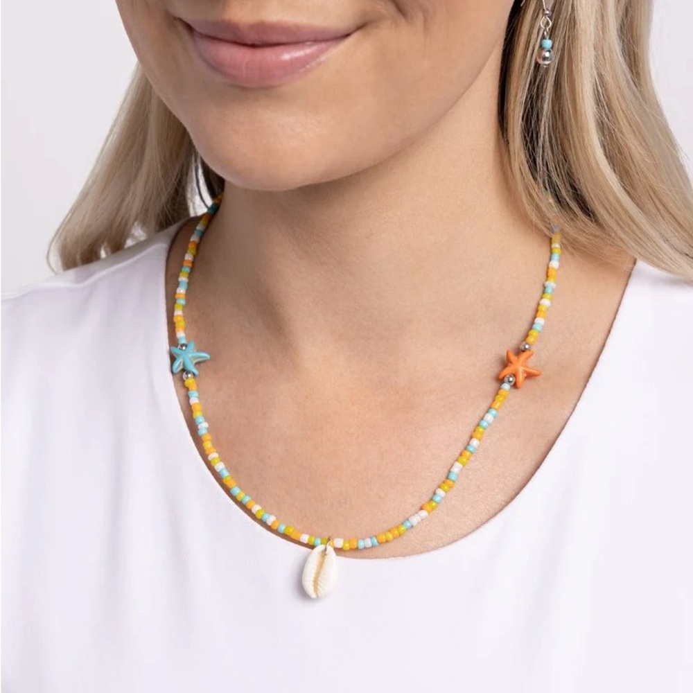 Paparazzi Jewelry - Beachside Beauty Multi - Vintage
